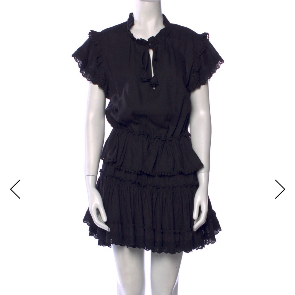 Misa Linen Blend Mini Dress